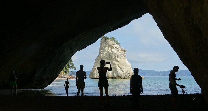 Ausblick, Cathedral Cove NZ