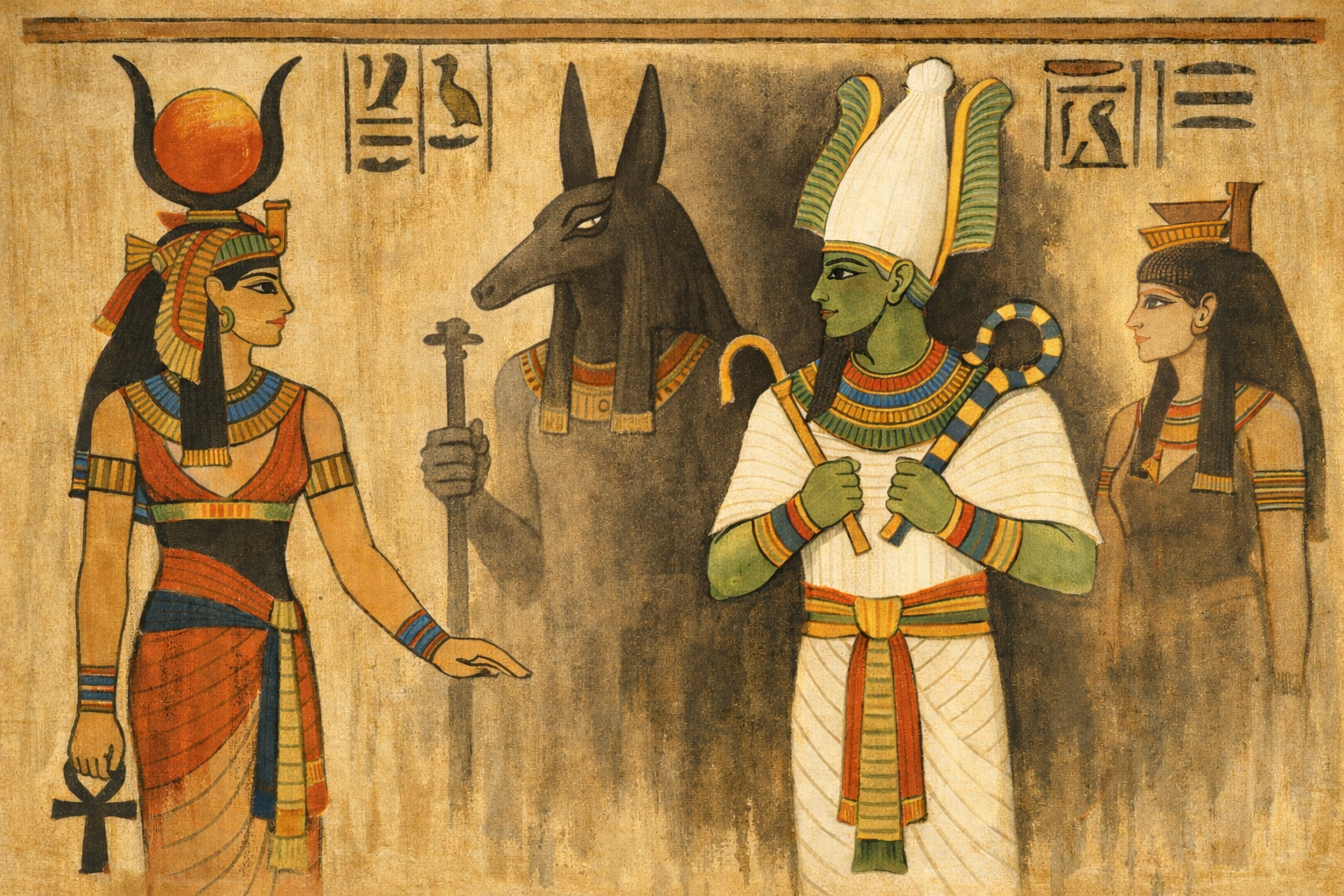 Die gegengeschlechtlichen Persönlichkeitsanteile von Isis und Osiris