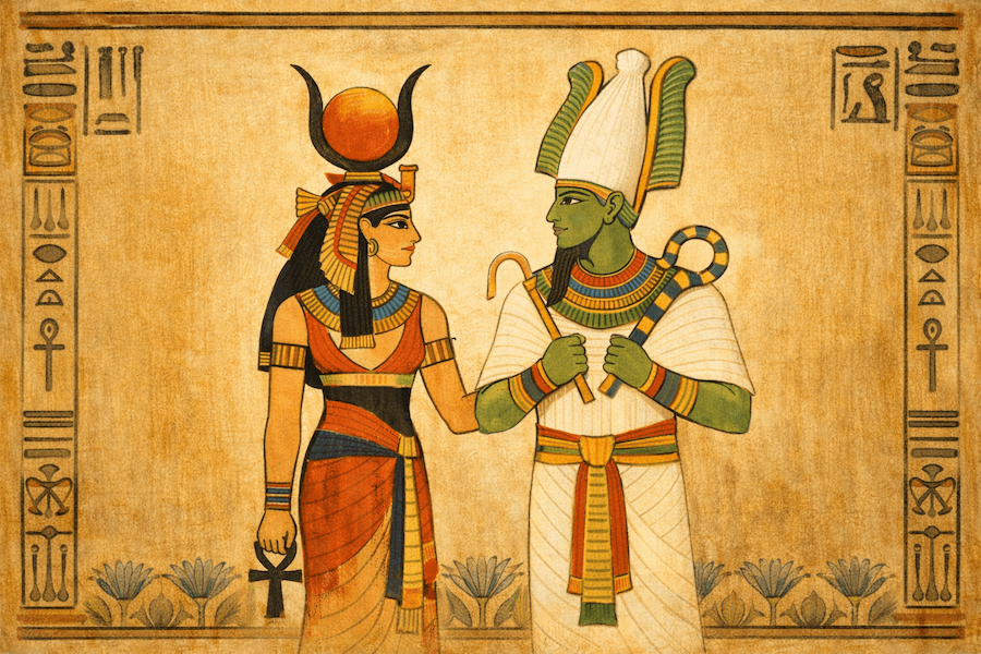 Isis und Osiris als Paar