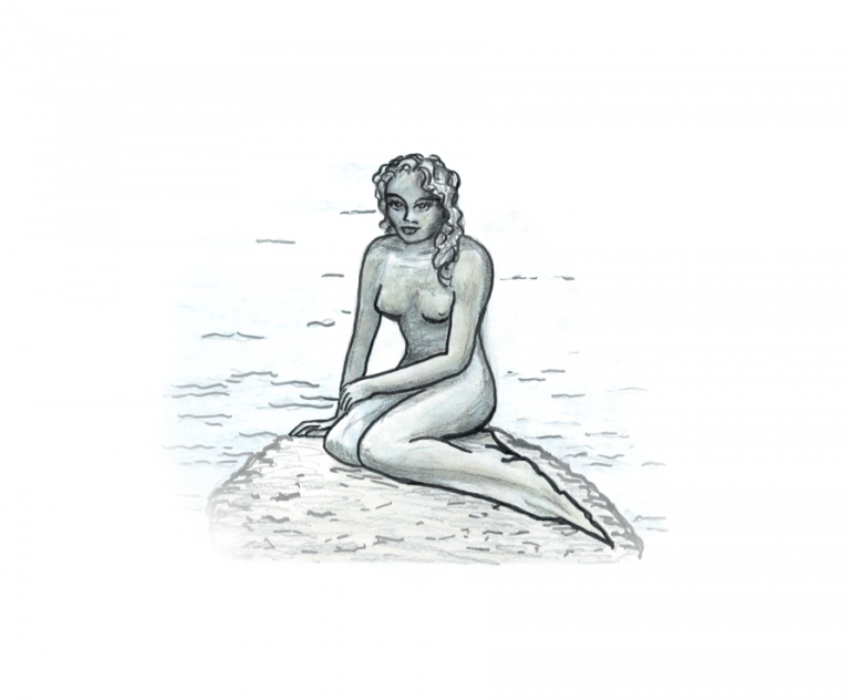 Meerjungfrau in Der Fischer von Goethe