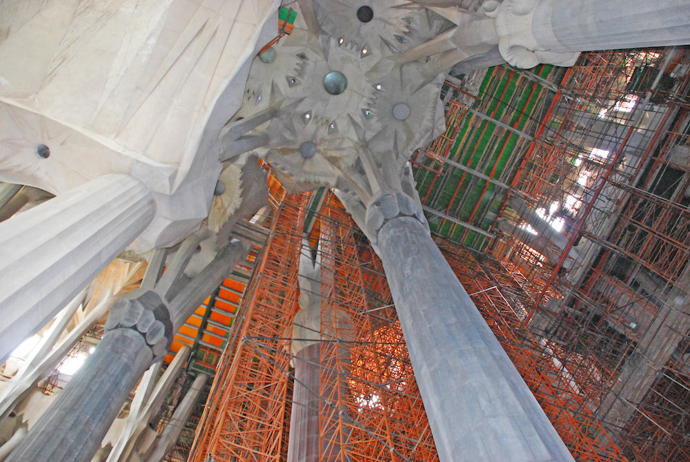 Sagrada Familia under construction (2008)
