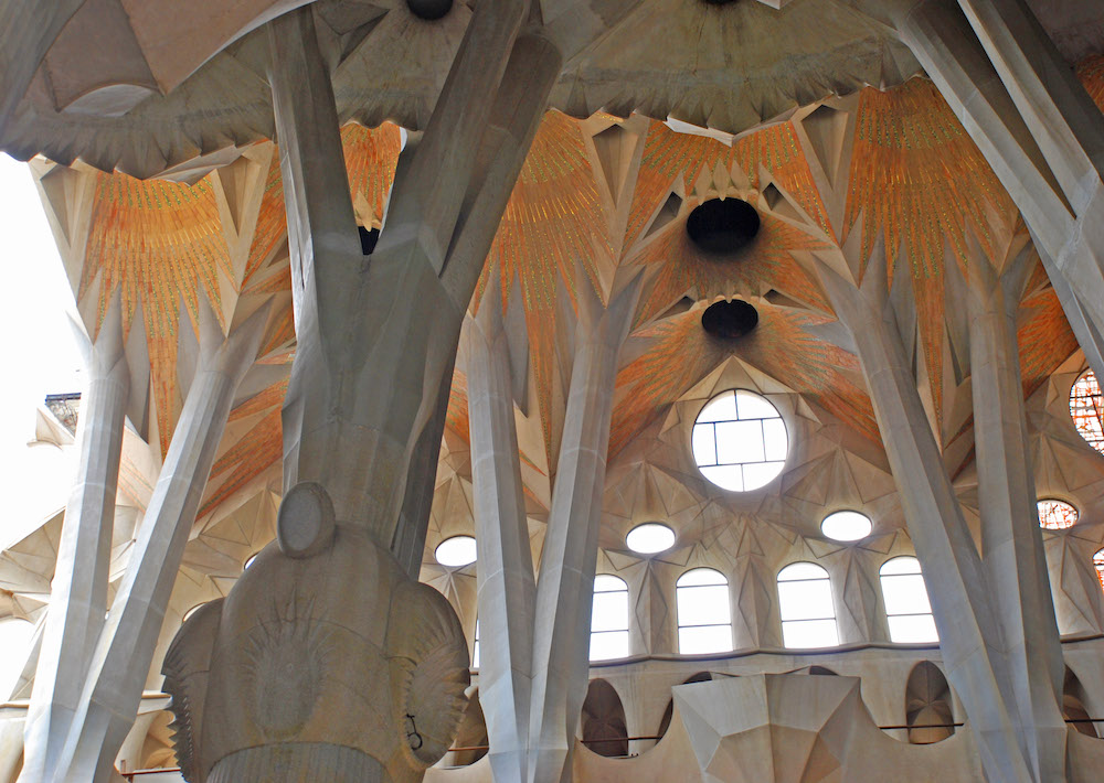 Sagrada Familia, ceiling 